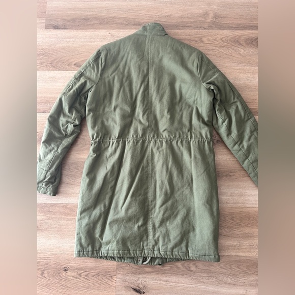 JustFab Olive Green Utility Jacket- XS fits S – Lightweight and Stylish- EUC - Picture 11 of 12